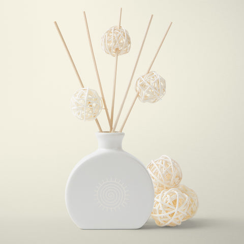 Vase With Bamboo Sticks